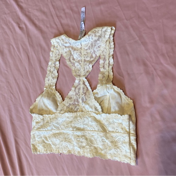 Free People Intimates Cream Bralette - Picture 2 of 4